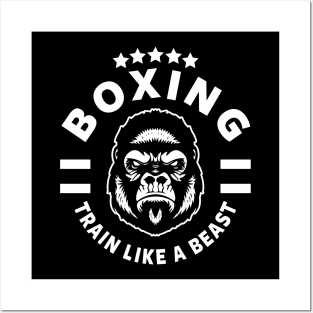 BOXING - TRAIN LIKE A BEAST Posters and Art